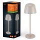 Ledvance - LED Ściemnialna zewnętrzna lampa akumulatorowa TABLE LED/2,5W/5V IP54 beżowa