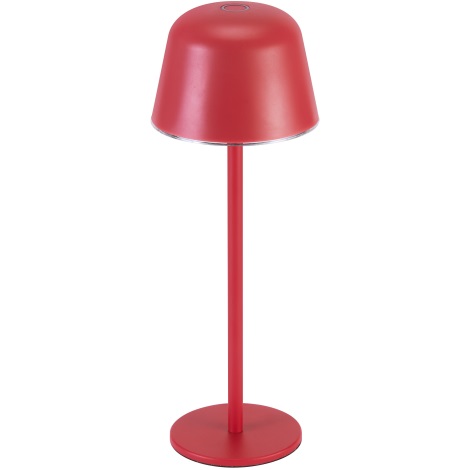Ledvance - LED Ściemnialna zewnętrzna lampa akumulatorowa TABLE LED/2,5W/5V IP54 czerwona