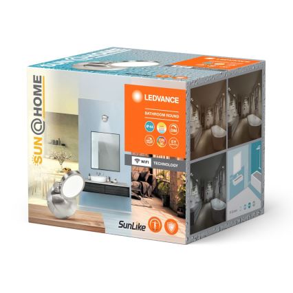 Ledvance - LED Ściemnialne łazienkowe oświetlenie punktowe SUN@HOME LED/7,5W/230V 2200-5000K CRI 95 Wi-Fi IP44
