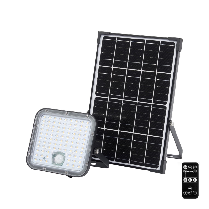 Ledvance - LED Ściemnialny naświetlacz solarny z czujnikiem FLOOD SPLIT LED/30W/6,4V 5000 mAh IP65 + zdalne sterowanie