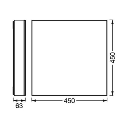 Ledvance -LED Ściemnialny plafon SMART+ FRAMELESS LED/24,5W/230V 3000-6500K Wi-Fi