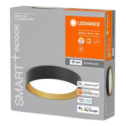 Ledvance - LED Ściemnialny plafon SMART+ KURT LED/30W/230V 2700-6500K Wi-Fi