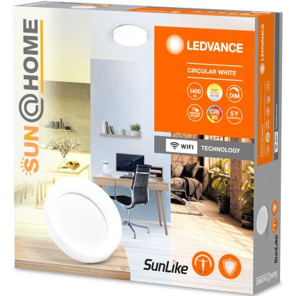 Ledvance-LED Ściemnialny plafon SUN@HOME CIRCULAR LED/18,5W/230V Wi-Fi