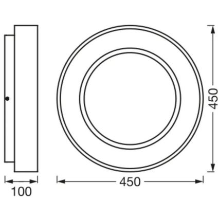 Ledvance-LED Ściemnialny plafon SUN@HOME CIRCULAR LED/18,5W/230V Wi-Fi