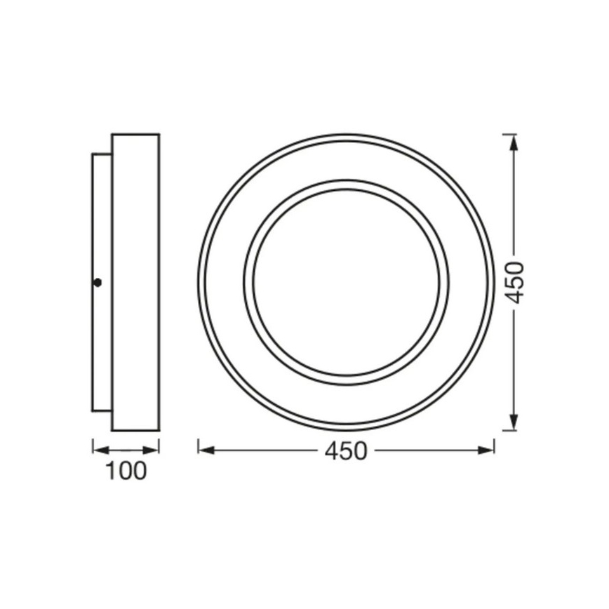 Ledvance-LED Ściemnialny plafon SUN@HOME CIRCULAR LED/18,5W/230V Wi-Fi