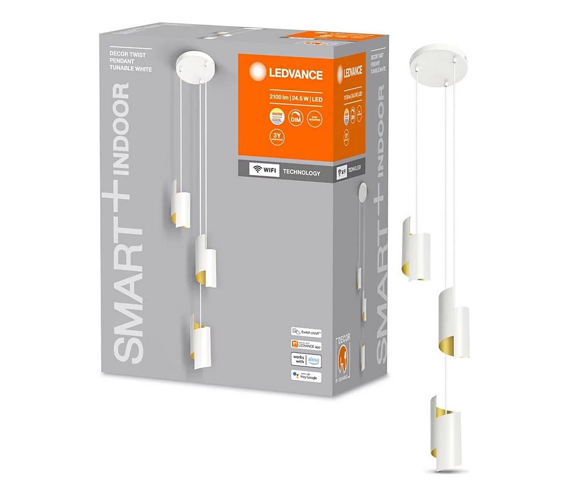 Ledvance - LED Ściemnialny żyrandol na lince SMART+ DECOR 3xLED/8W/230V biały Wi-Fi