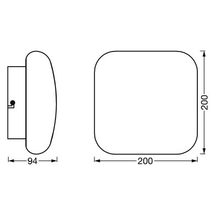 Ledvance - LED Ściemniana lampa łazienkowa SMART+ AQUA LED/12W/230V 3000-6500K IP44 Wi-Fi