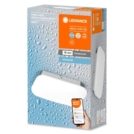 Ledvance - LED Ściemniane oświetlenie łazienkowe SMART+ AQUA LED/12W/230V 3000-6500K IP44 Wi-Fi