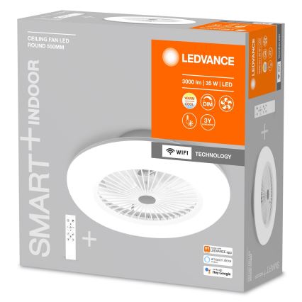 Ledvance - LED Ściemniany plafon z wentylatorem SMART+ LED/35W/230V Wi-Fi 3000-6500K + pilot