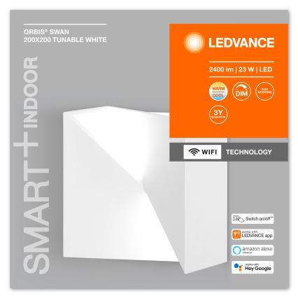 Ledvance - LED Ściemniany kinkiet SMART+ SWAN LED/23W/230V 3000-6500K Wi-Fi