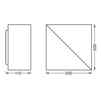 Ledvance - LED Ściemniany kinkiet SMART+ SWAN LED/23W/230V 3000-6500K Wi-Fi