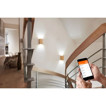 Ledvance - LED Ściemniany kinkiet SMART+ WOOD LED/12W/230V 3000-6500K Wi-Fi