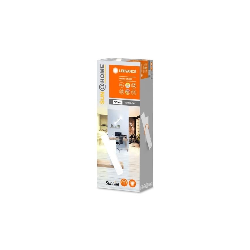 Ledvance - LED Ściemniany kinkiet SUN@HOME CROSS 2xLED/6W/230V Wi-Fi