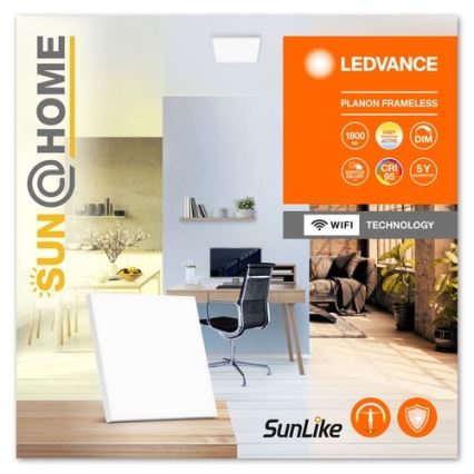 Ledvance - LED Ściemniany plafont SUN@HOME LED/20W/230V 2200-5000K CRI 95 Wi-Fi