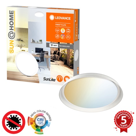 Ledvance - LED Ściemniany plafon SUN@HOME ORBIS LED/26W/230V 2200-5000K CRI 95 Wi-Fi