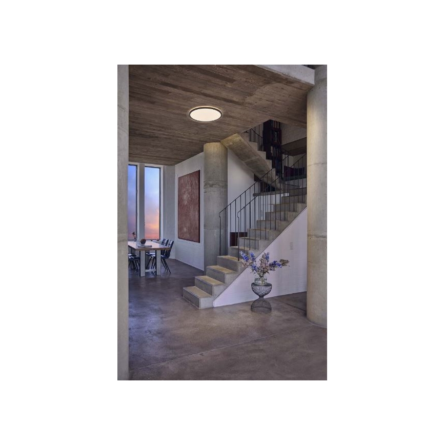 Ledvance - LED Ściemnilany plafon ORBIS LED/22W/230V czarny