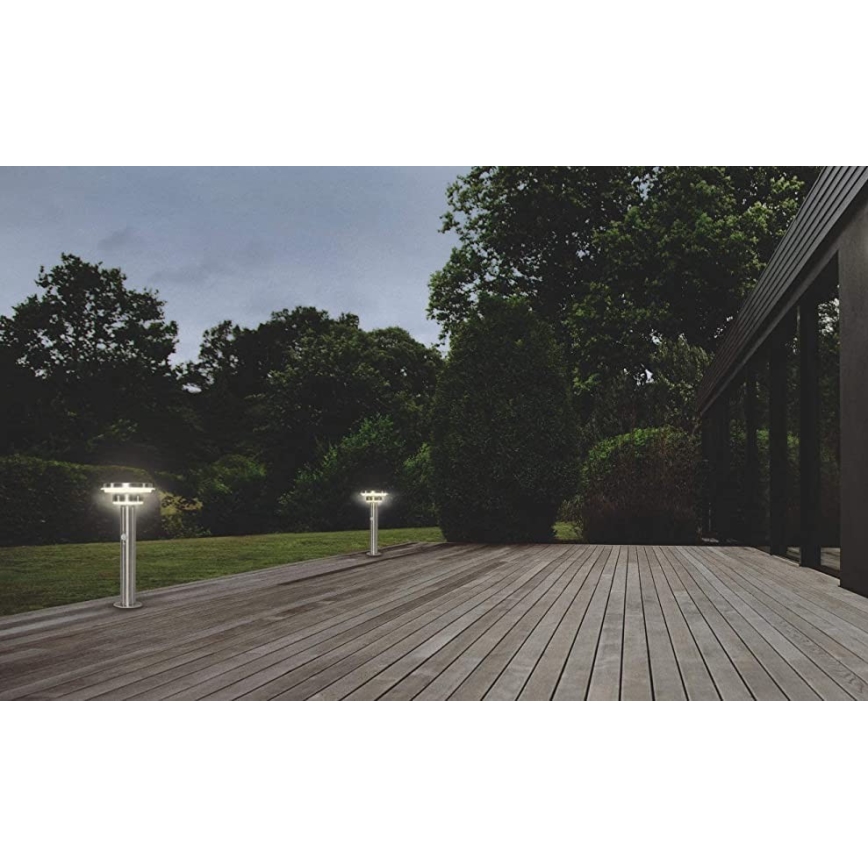 Ledvance - LED regulowana lampa solarna z czujnikiem CIRCLE LED/6W/3,2V 2200 mAh IP44