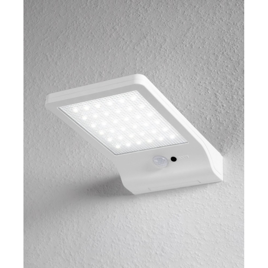 Ledvance - LED solarny kinkiet ścienny z czujnikiem ruchu i zmierzchu DOORLED LED/3W/3,3V 2000 mAh IP44