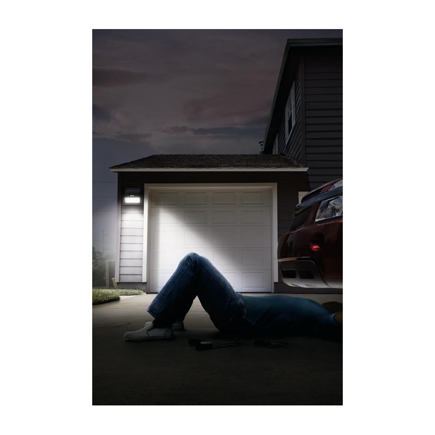 Ledvance - LED zewnętrzny solarny naścienny reflektor z czujnikiem FLOOD LED/2,9W/3,7V 2600 mAh IP44