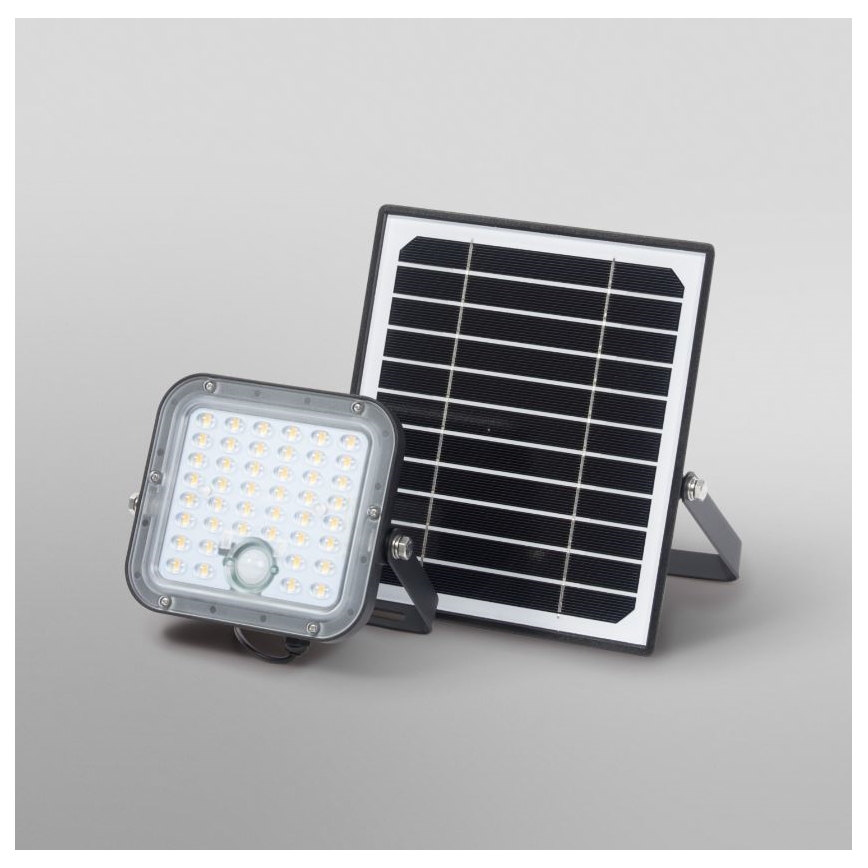 Ledvance - LED Ściemnialny naświetlacz solarny z czujnikiem FLOOD SPLIT LED/10W/3,2V 5000 mAh IP65 + zdalne sterowanie