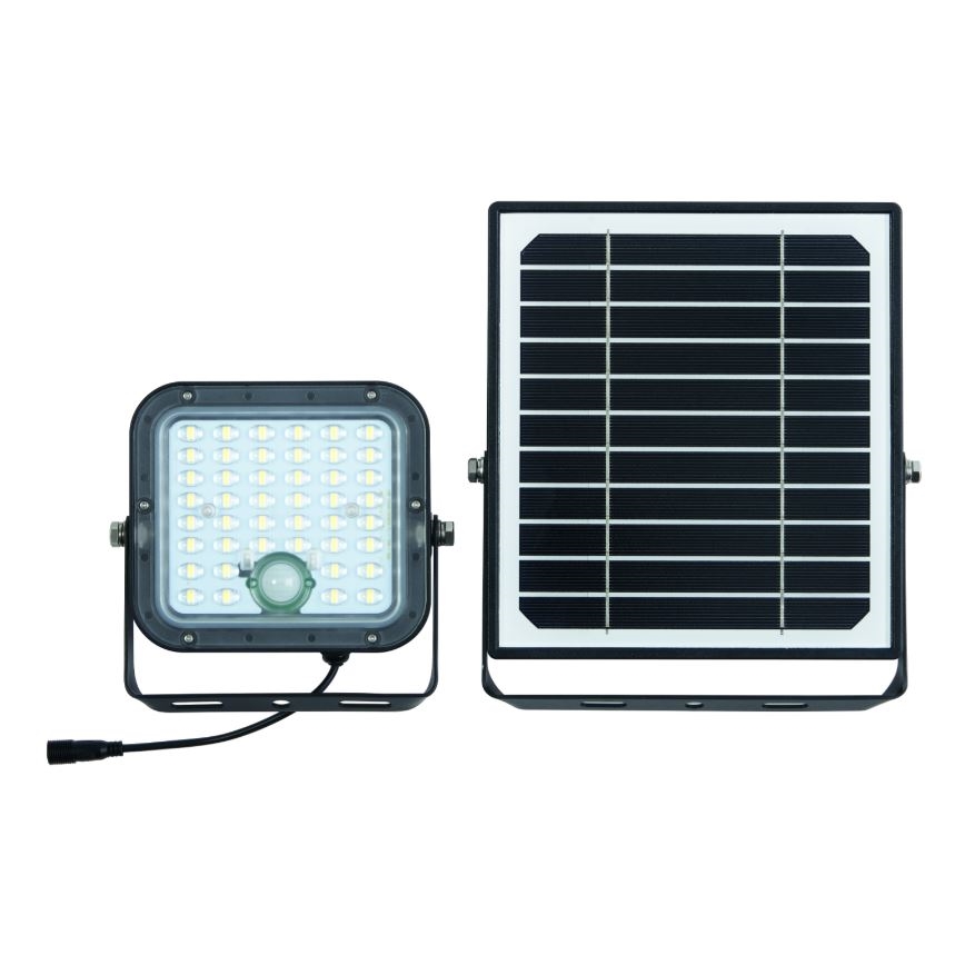 Ledvance - LED Ściemnialny naświetlacz solarny z czujnikiem FLOOD SPLIT LED/10W/3,2V 5000 mAh IP65 + zdalne sterowanie