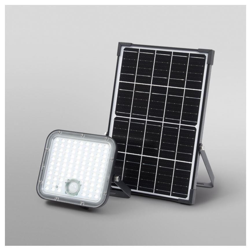 Ledvance - LED Ściemnialny naświetlacz solarny z czujnikiem FLOOD SPLIT LED/30W/6,4V 5000 mAh IP65 + zdalne sterowanie