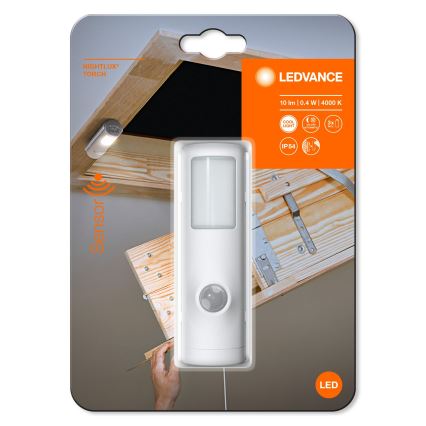 Ledvance - LED Światło nawigacyjne z czujnikiem NIGHTLUX LED/0,35W/3xAAA IP54