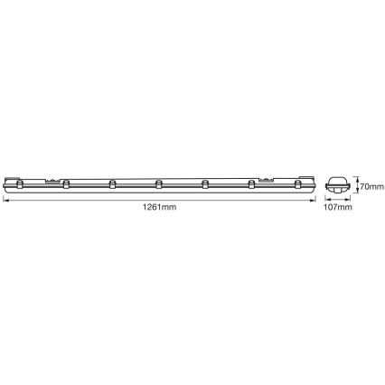 Ledvance - LED Świetlówka przemysłowa DAMP T8 2xG13/15W/230V IP65