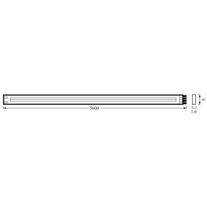 Ledvance - LED Taśma FLEX COB 5m LED/24W/230V