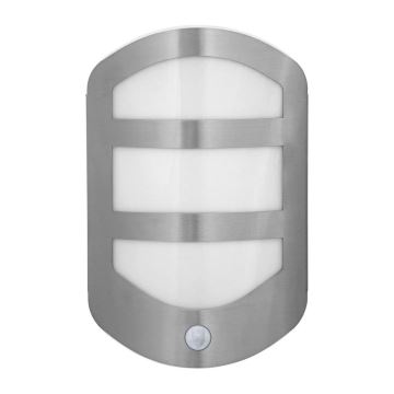 Ledvance - LED Zewnętrzny kinkiet z czujnikiem PLATE LED/12,5W/230V IP44