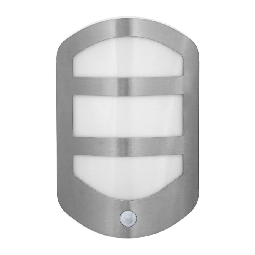 Ledvance - LED Zewnętrzny kinkiet z czujnikiem PLATE LED/12,5W/230V IP44