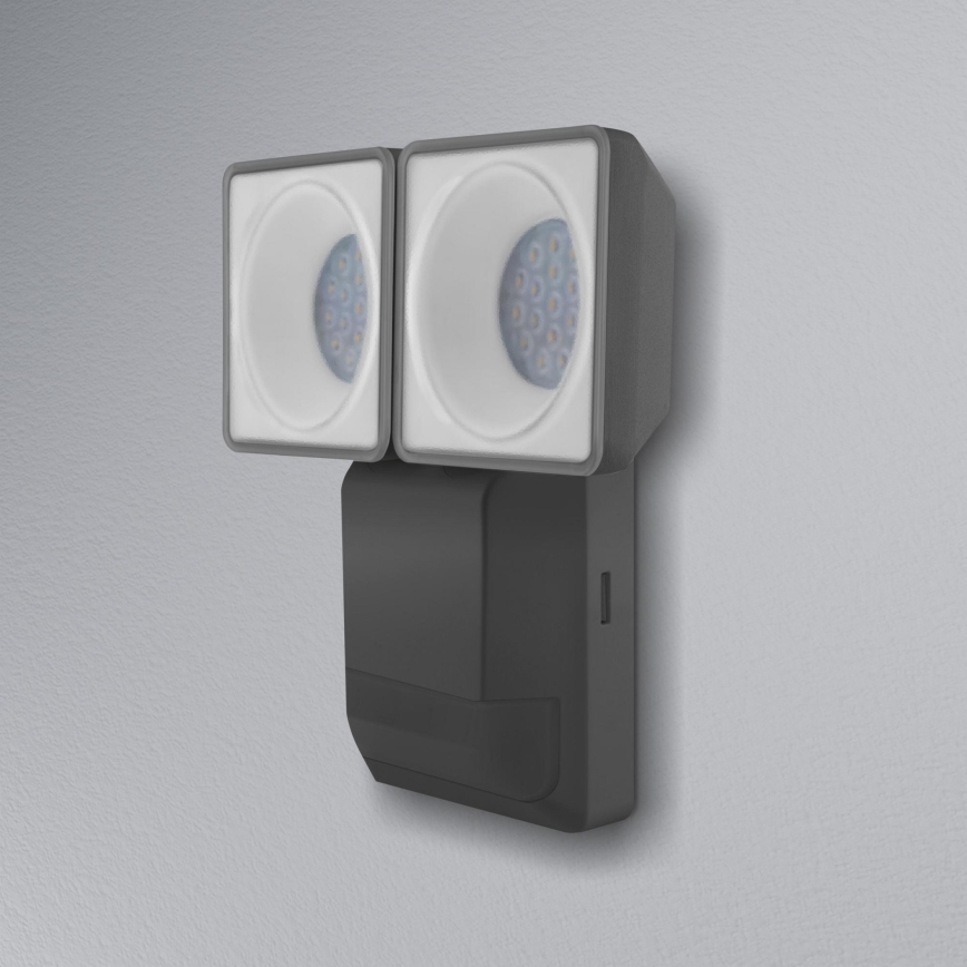 Ledvance - LED Zewnętrzny kinkiet z czujnikiem SPOT 2xLED/8W/230V IP55