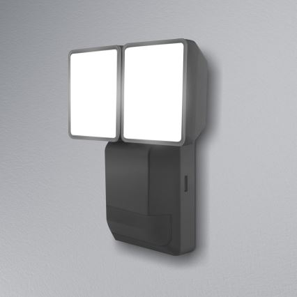 Ledvance - LED Zewnętrzny kinkiet z czujnikiem SPOT 2xLED/8W/230V IP55