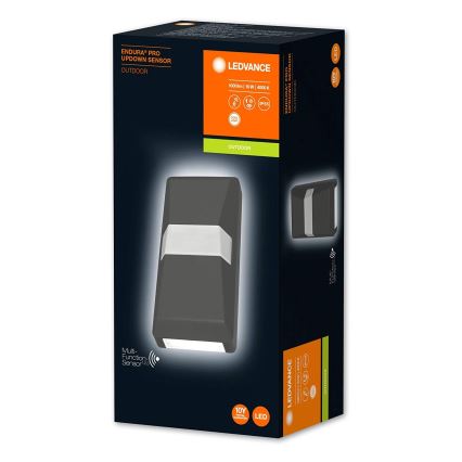 Ledvance - LED Zewnętrzny kinkiet z czujnikiem UPDOWN LED/10W/230V IP55