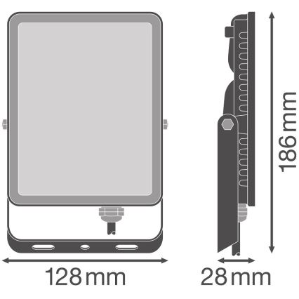 Ledvance - LED Zewnętrzny naświetlacz ścienny FLOODLIGHT LED/30W/230V 4000K IP65