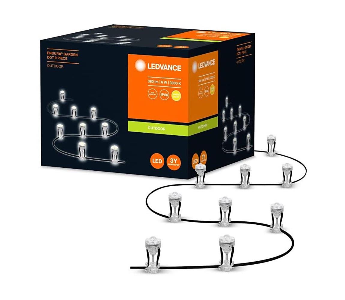 Ledvance - LED zewnętrzny Oświetlenie dekoracyjne DOT 9xLED/0,7W/230V IP65