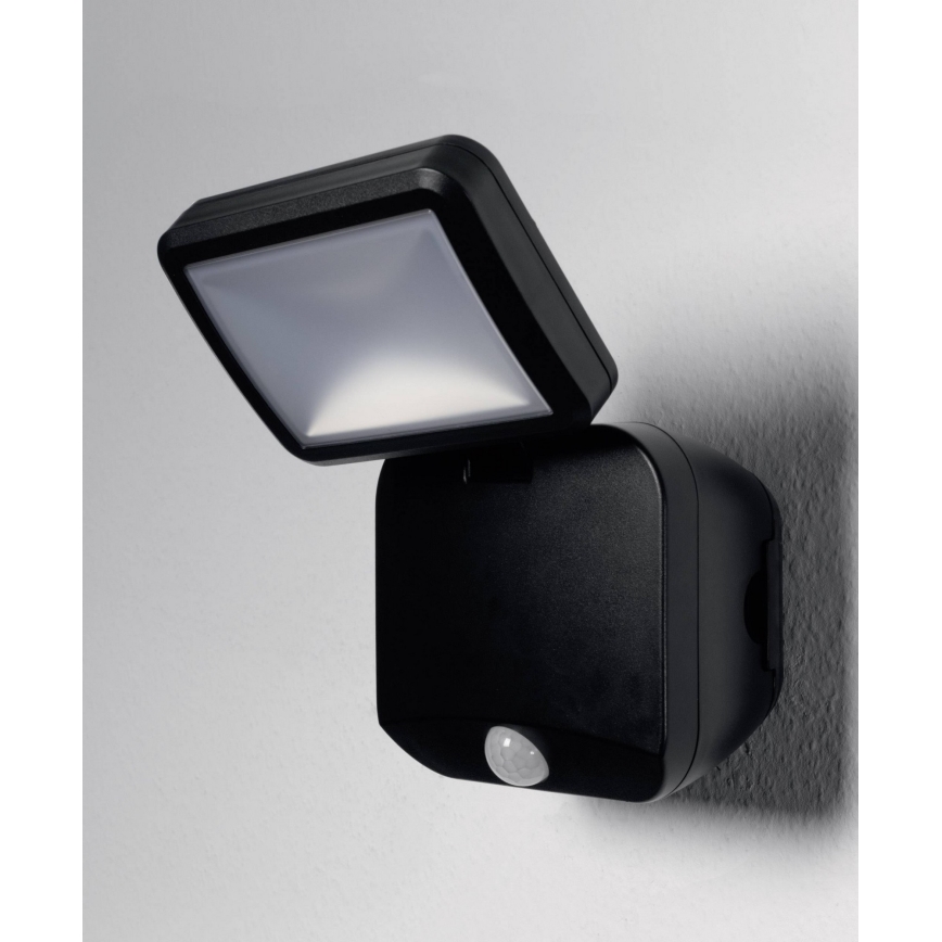 Ledvance - LED Zewnętrzny reflektor ścienny z czujnikiem SPOTLIGHT LED/4W/4xD IP54