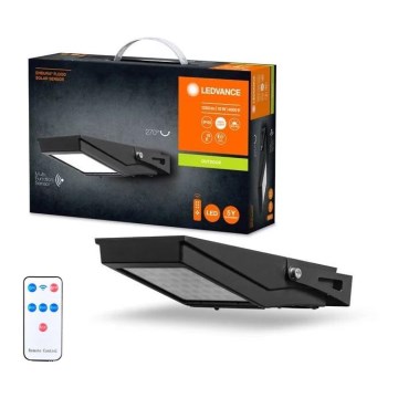 Ledvance - LED zewnętrzny reflektor solarny z czujnikiem ruchu i zmierzchu FLOOD LED/10W/3,6V 2000 mAh IP65 + pilot zdalnego sterowania