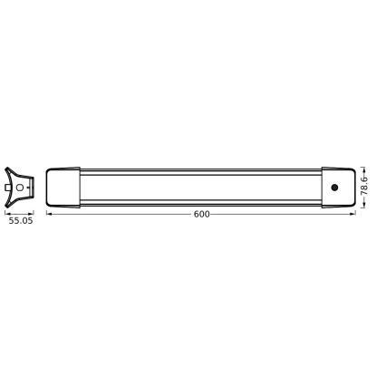 Ledvance - LED Żyrandol na łańcuchu OFFICE LINE LED/24W/230V 4000K