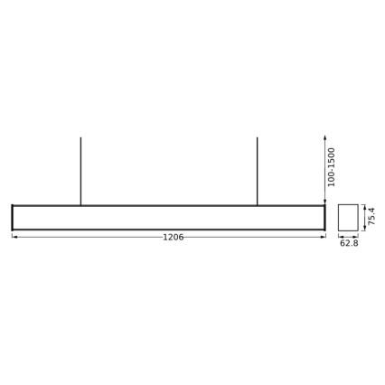 Ledvance - LED Żyrandol ściemnialny na lince SUN@HOME LED/50W/230V 2200-5000K CRI 95 Wi-Fi