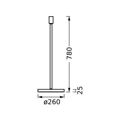 Ledvance - Noga lampy DECOR STICK 1xE27/40W/230V beżowy