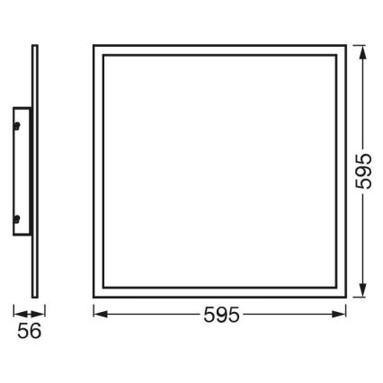 Ledvance - Panel sufitowy LED RGBW ściemnialny SMART+ PLANON LED/40W/230V Wi-Fi + pilot zdalnego sterowania