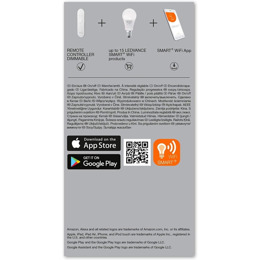 Ledvance - Pilot zdalnego sterowania SMART+ 2xAAA Wi-Fi