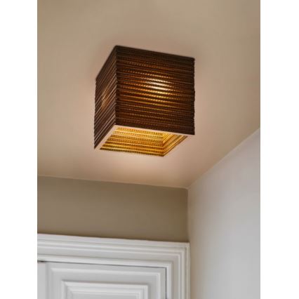 Ledvance - Plafon DECOR CARDBOARD 1xE27/15W/230V 25x25 cm