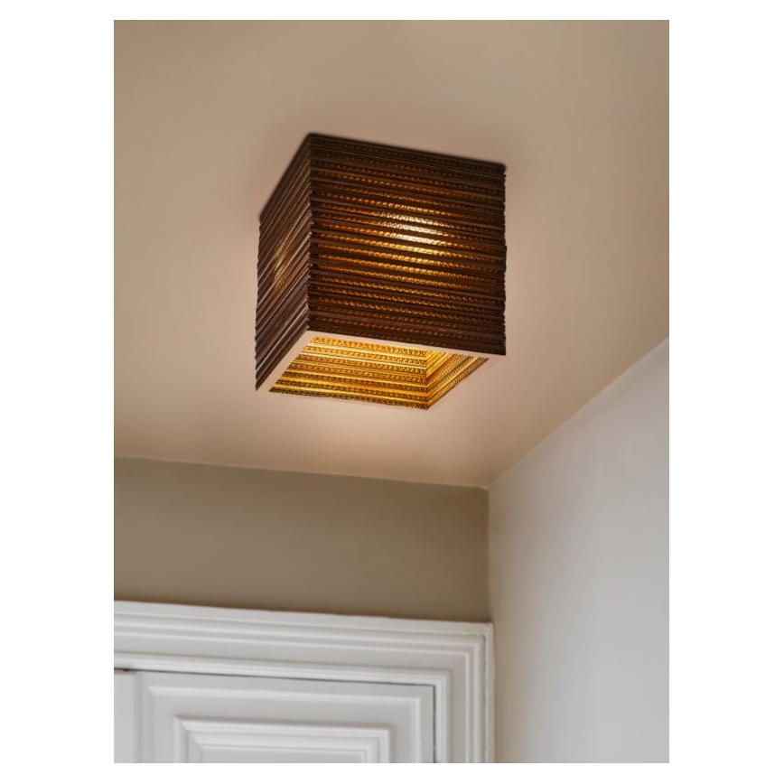 Ledvance - Plafon DECOR CARDBOARD 1xE27/15W/230V 25x25 cm
