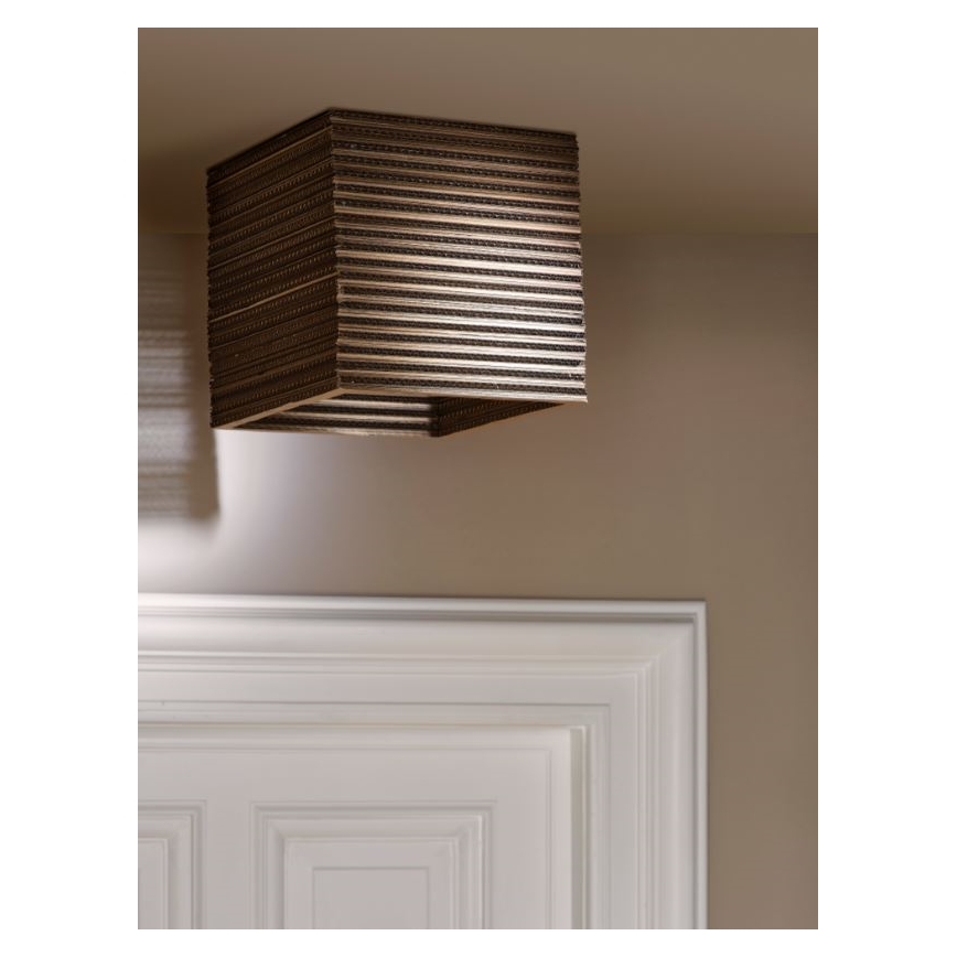Ledvance - Plafon DECOR CARDBOARD 1xE27/15W/230V 25x25 cm