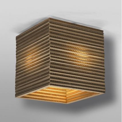 Ledvance - Plafon DECOR CARDBOARD 1xE27/15W/230V 25x25 cm