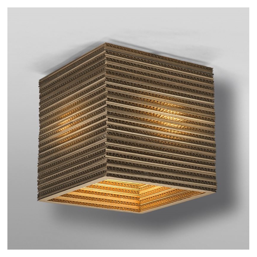 Ledvance - Plafon DECOR CARDBOARD 1xE27/15W/230V 25x25 cm