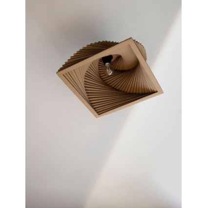 Ledvance - Plafon DECOR CARDBOARD 1xE27/15W/230V 40x40 cm