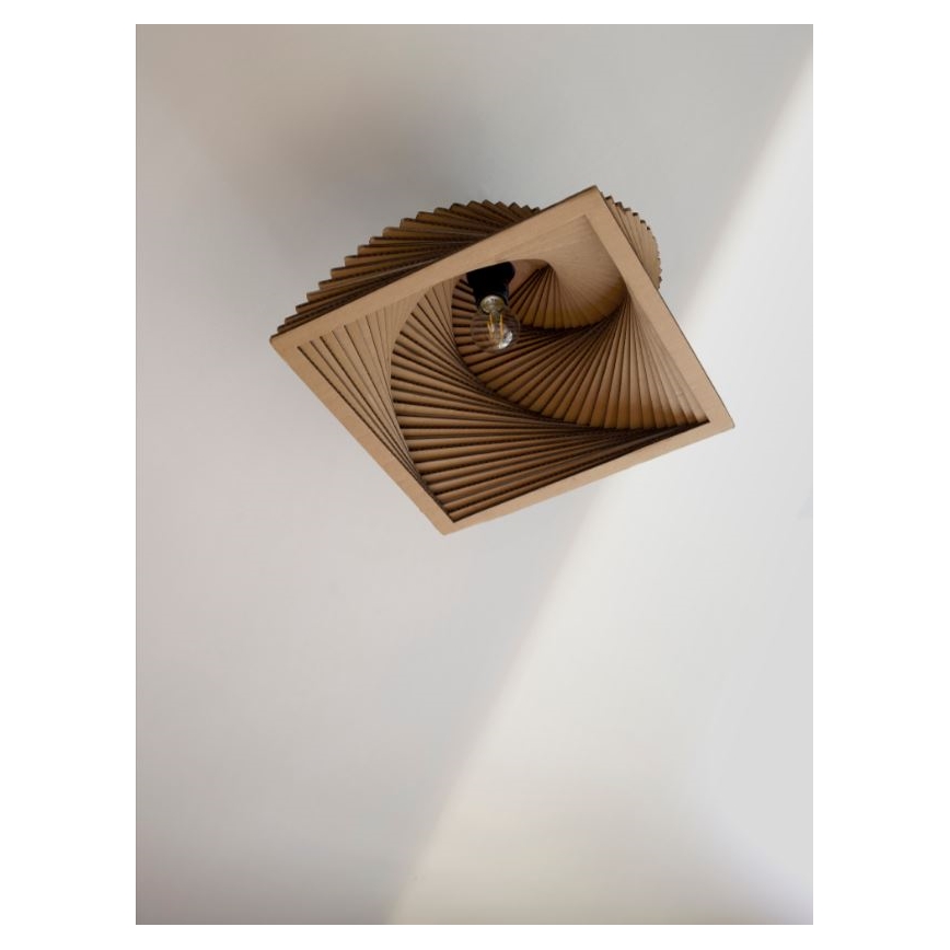 Ledvance - Plafon DECOR CARDBOARD 1xE27/15W/230V 40x40 cm